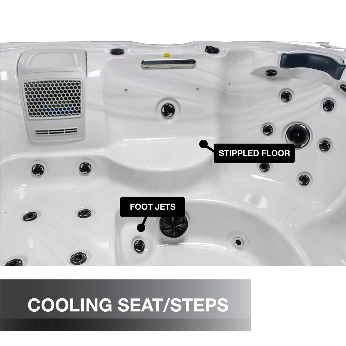 *RESTORED* London SE 6-Person 48-Jet Hot Tub