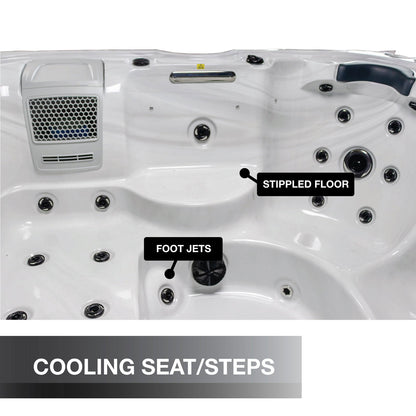 *RESTORED* London SE 6-Person 48-Jet Hot Tub